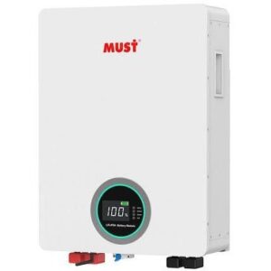 باتری لیتیوم فسفات آهن MUST مدل LP16-48200 ظرفیت ۱۰ کیلووات
